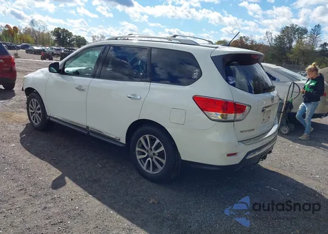 2015 Nissan Pathfinder Sl z USA, uszkodzony, nr VIN 5N1AR2MM2FC659834